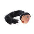 thumbnail image 1 of Cabeza de muñeca de princesa de PVC de 30cm sin cuerpo muñecas de juguete DIY accesorios para juego de imitación Sywqhk libre de BPA, 1 of 8