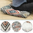thumbnail image 7 of 22" Boho Style Dutch Velvet Floor Pillow, Square Meditation Cushion for Adults Yoga, 7 of 7