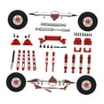thumbnail image 1 of TISHITA Front Rear Portal Axle DIY Kit Drive Shafts Replacement for MN82T LC79 MN82S Red, 1 of 8