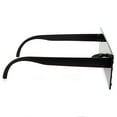 thumbnail image 4 of grinderPUNCH Elegant Fashion Designer Inspired Black Rectangular Party Sunglasses, 4 of 5