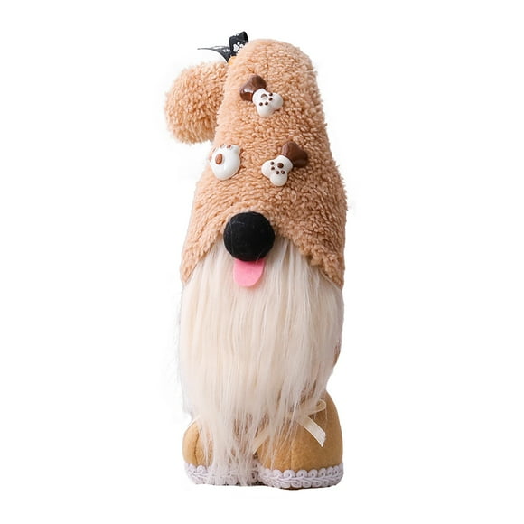 KAKOWELY Muñeco de gnomo cachorro, encantador muñeco enano, adorno para festival, decoración, regalo