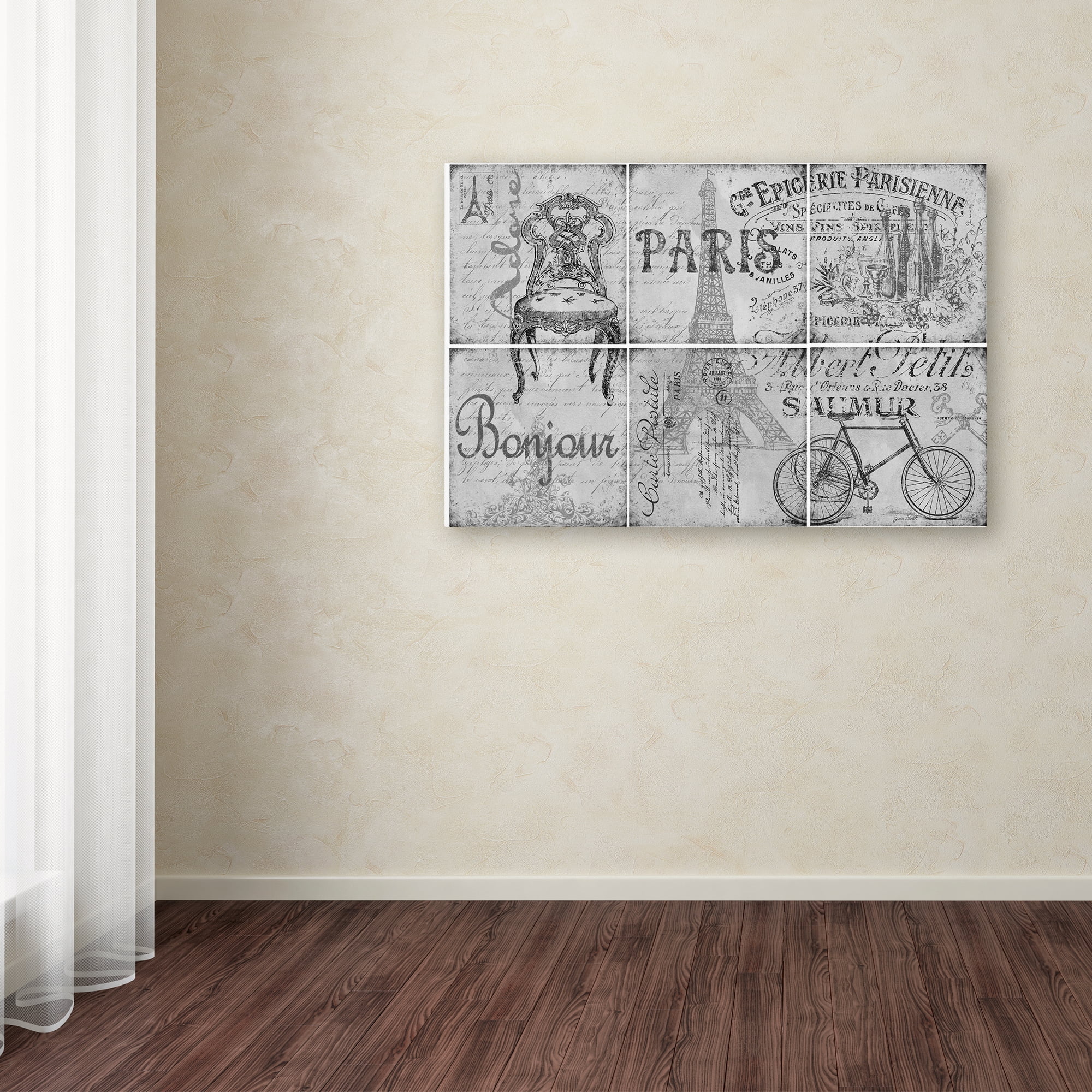 Trademark Fine Art 'Parisienne 5' Canvas Art by Jean Plout