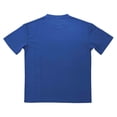 thumbnail image 4 of mihongmao Summer Mens Sets Plus Size Men Solid-Color Casual Loose Sports Loose Pocket Drawstring Shorts Round-Neck Top Two-piece Set Blue 3X, 4 of 5