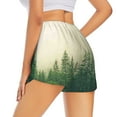 thumbnail image 3 of Fotbe Fog Forest Womens High Waist Running Shorts Athletic Workout Quick Dry Shorts for Women with Pockets Gym Yoga Summer Shorts-X-Large, 3 of 9