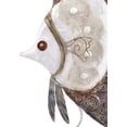 thumbnail image 2 of Capiz & Metal Angelfish on Stand Beige/Tan 16x9x4", 2 of 3
