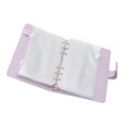 thumbnail image 4 of A6 Budget Binder Envelope Notebook Hand Book Bag Pocket Loose Leafbook Zipper Bag Clip Pu Leather Leafleaf Mini Envelope, 4 of 8