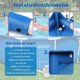 thumbnail image 5 of Junta de piscina tubular para pieza Intex, marco de metal redondo, marco de metal de repuesto, pasadores de junta de piscina, piscina rectangular redonda, 12 piezas, pasador de piscina (6 cm/2,36 pulgadas), 5 of 5