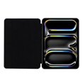 thumbnail image 2 of For iPad Pro 13 (2024) Case Origami Stand PU Leather+Silicone Tablet Cover - Black, 2 of 5