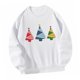 thumbnail image 2 of Sudadera con cuello redondo para mujer Navidad Ropa de moda simple Jersey Ropa de otoño, 2 of 8