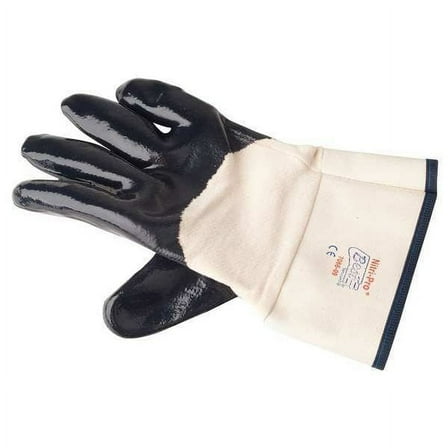 Showa Coated Gloves,Navy, White,8,PR 7066-08