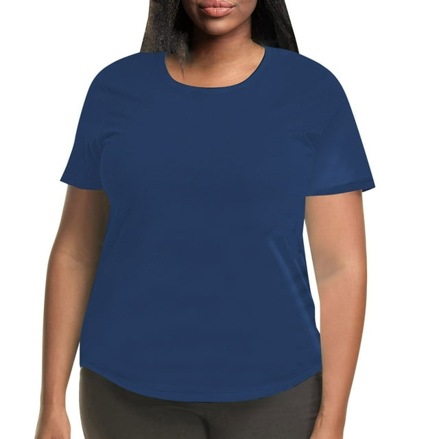 T-shirt à Manches Courtes Col Rond pour Femmes Grande Taille Confortable et Élégant pour un Usage Quotidien