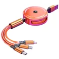 thumbnail image 1 of Three In One Charging Cable Roll  3 In 1 Retractable Cable  Multifunction Charging Cable  For Cell Phones  Tablets  And Most Devices, 1 of 7