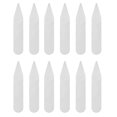 thumbnail image 1 of 300Pcs Transparent Shirt Collar Support High Temperature Resistant Collar Stay, 1 of 9