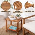 thumbnail image 3 of Mesa auxiliar VICTORY RELAX Double Adirondack resistente a la intemperie, 3 of 9