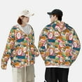 thumbnail image 6 of Sigee Retro Summer Stamp Print UPF50+ Men's Sun Protection Hoodie Shirt SPF UV Shirt Long Sleeve Fishing Outdoor Lightweight, S-3XL, 6 of 9