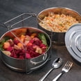 thumbnail image 5 of Stackable Steamer Insert, Steamer Pot, 2-Tier Stackable Food Steamer with Lid, 5 of 5