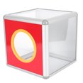 thumbnail image 4 of KAKOWELY Transparent Lock Box for Storage Use Assorted Color Aluminium Alloy Sturdy and RustProof 1Pc,9.84"X9.84"X9.84", 4 of 5