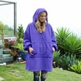 thumbnail image 2 of Flyingstar Oversized Hoodie Throws Blanket Sweatshirt, Super Soft,  Adults Men Women Teenagers, 2 of 7