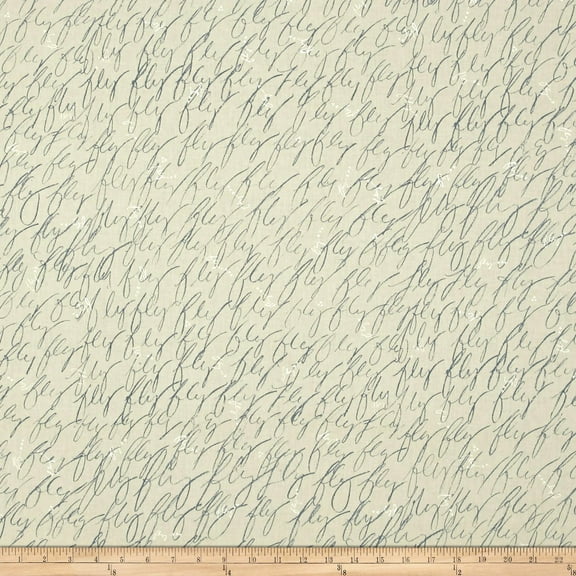 Robert Kaufman "Black & White Fly" Ivory 100% Cotton Fabric sold by the yard