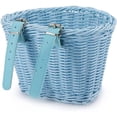 thumbnail image 4 of Cesta delantera de bicicleta para niños, juego de 4 cestas de bicicleta para cama con correas de cuero, timbre de bicicleta, serpentinas, pegatinas, regalos para niños, 4 of 5
