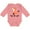 Mauve, variant on Inktastic Fox for Girls Woodland Animal Girls Long Sleeve Baby Bodysuit