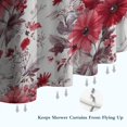 thumbnail image 6 of Pioneer Flower Floral Print Pattern Shower Curtain 72"x72" ,Bathroom Decorative Shower Curtains Set with 12 Hooks,Modern Waterproof Washable Shower Curtain, 6 of 6