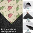 thumbnail image 3 of Green and Pink Dinosaur Pattern Kitchen Rugs Sets Of 3,Kitchen Runner Rugs Non Skid Washable,Decorative Kitchen Floor Mats for Kitchen,Sink,Laundry,17"x30"+ 17"x47" + 17"x59", 3 of 6