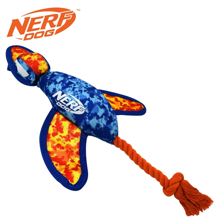 Nerf Dog Nylon Digital Camo Crinkle Wing Duck Launching Fetch Dog