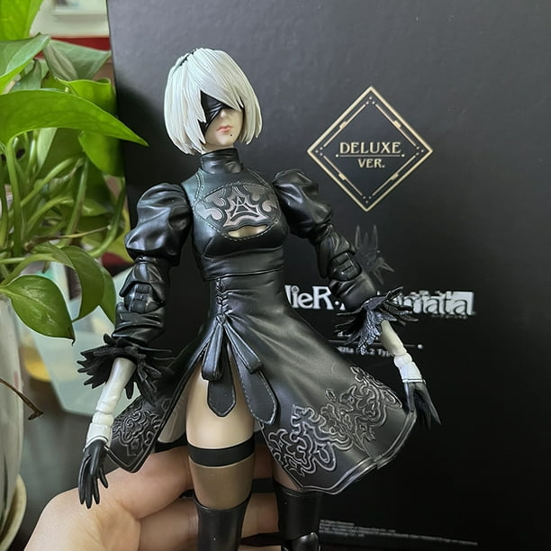 Play Arts-Kai NieR Figura de acción: AutomMi2 Type B 2B, DX Deluxe
