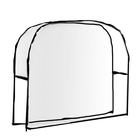 Miangastore Salon Chair Cover: Waterproof Spa/Salon Chair Protector Detachable - 51x40x12cm Clear Plastic Hairdressing Back Cover Protector