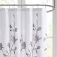 thumbnail image 2 of Madison Park Purple Bathroom Shower Curtain, Botanical Floral Print Shower Curtains, Modern Bath Curtains for Bath Decor and Privacy, 72"x72", 2 of 5