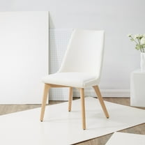 SAFAVIEH Couture Sandralynn Modern Linen Solid Dining Chair, Ivory/Natural