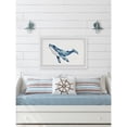 thumbnail image 4 of Whale Canvas Wall Art Print - Coastal Home Decor, Framed Painting, Modern Ocean Art, Large Wall Hanging, 4 of 6