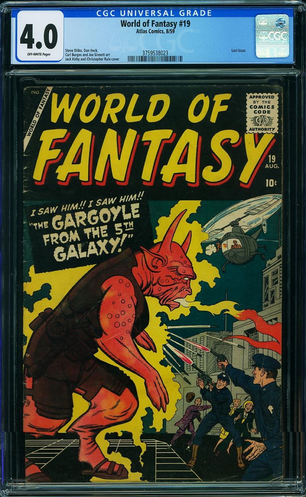 Cover of World of Fantasy #19