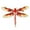 Red, variant on Rhinestone Enamel Dragonfly Brooch Charm Animal Brooch Pin Women Gift Jewelry:yq-Red