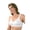 White, variant on 769E Post Mastectomy Fashion Bra - White - 36AA