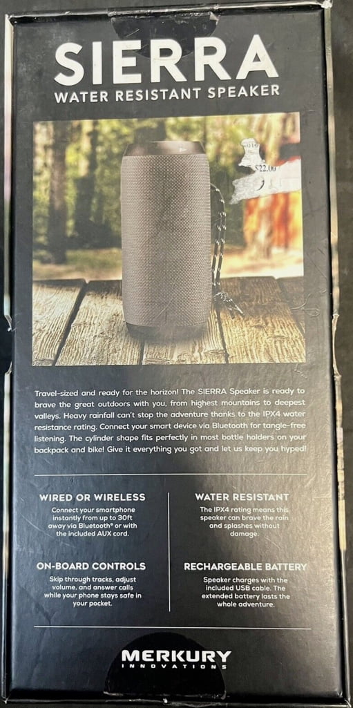 Sierra Water Resistant Speaker