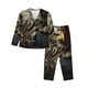 thumbnail image 1 of Balery Noble Style Bald Eagle Conjunto de Pijama con Estampado para Mujer, Conjunto de Dos Piezas con Manga Larga, Ropa de Dormir Suave con Bolsillos, Pijamas Cómodos-X-Large, 1 of 7