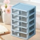 thumbnail image 4 of Fiudx Organizador de Escritorio, Caja de Almacenamiento con Cajón Transparente, Soporte Multifuncional para Cosméticos, Joyero Apilable, Ideal para Usar Como Mueble de Escritorio, Solución para Orden, 4 of 6