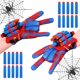 thumbnail image 1 of Juego de 2 juegos de Spider Web Shooter Genqiang con guantes de superhéroe para niños, 1 of 8