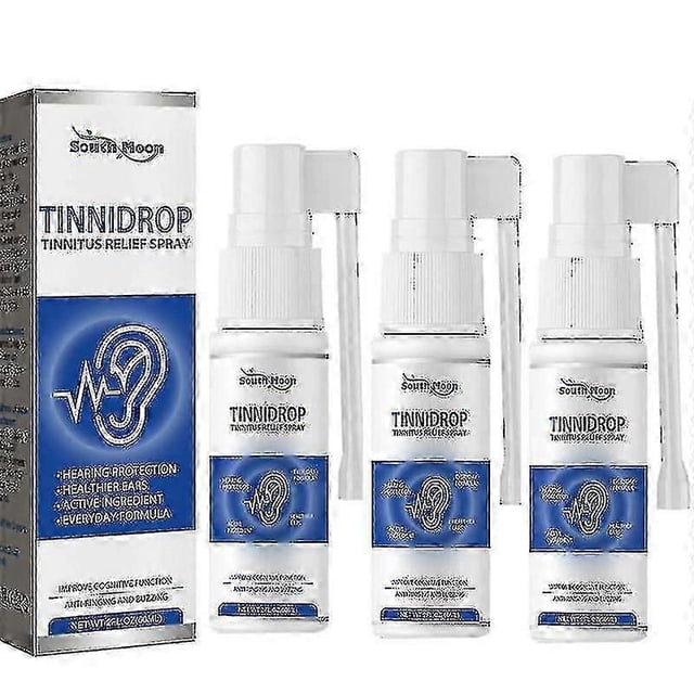3pcs Tinnitus Ear Drops Gentle Ear Cleaner Ear Infection Treatment Cleansing Solution