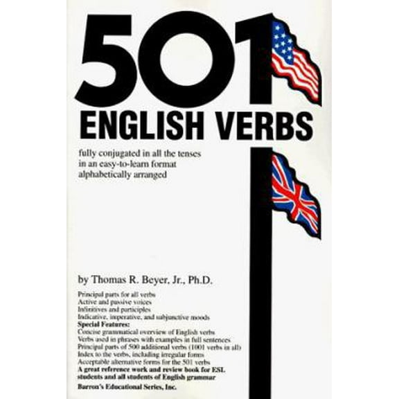 Pre-Owned 501 English Verbs (501 Verbs Series) (Paperback) 0764103040 9780764103049