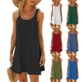 thumbnail image 3 of Women's Beach Dress Bikini Coverups - Short Summer Dress, Soft Stretchy Fabric, Great for Beach and Vacation, 3 of 6
