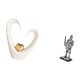 thumbnail image 5 of Figura de escritorio,Decoración de escritorio con forma de corazón para oficina o hogar,Figura de escritorio,Estatua de caballero,artesanía artística,coleccionable,escritorio,oficina,Figura, 5 of 8