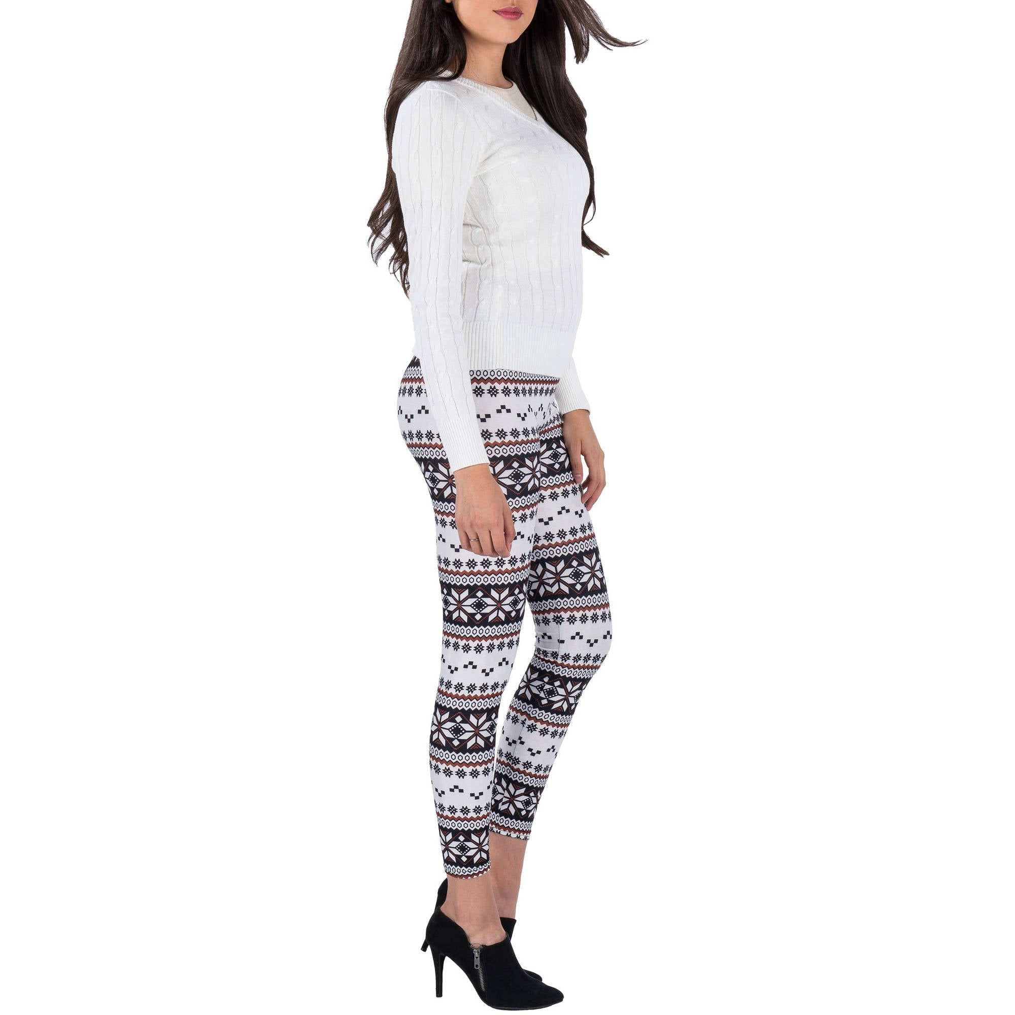 Women's Arctic Design Full Length Stretchy Leggings