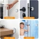 thumbnail image 2 of Tope de puerta de pared, 5 x 1,2 cm, tope de puerta transparente, tope de puerta adhesivo, amortiguador de golpes, protección de puerta, manija de puerta para cocina, baño, oficina (redondos, 9, 2 of 5