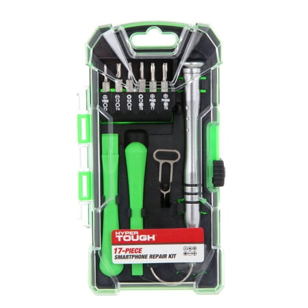 Hyper Tough TS85007A 17-Piece Phone Repair Kit With (Best Tools For Computer Repair)
