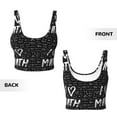 thumbnail image 4 of Yiaed I love Math Print Ladies Waistcoat Women Sports Vest Vest Sports Women Sports Top Yoga Vest for women-Medium, 4 of 8