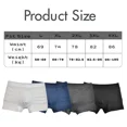 thumbnail image 4 of 2pcs Boxers Men Boxer Shorts Cotton Underwear Male Underwear Boxers Homme Man Sports Solid Underpants Sexy L-4XL Black Blue Gray, 4 of 6