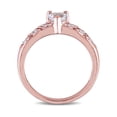 thumbnail image 4 of Everly Women's Aquamarine Rose Gold Plated Ring, 4 of 6